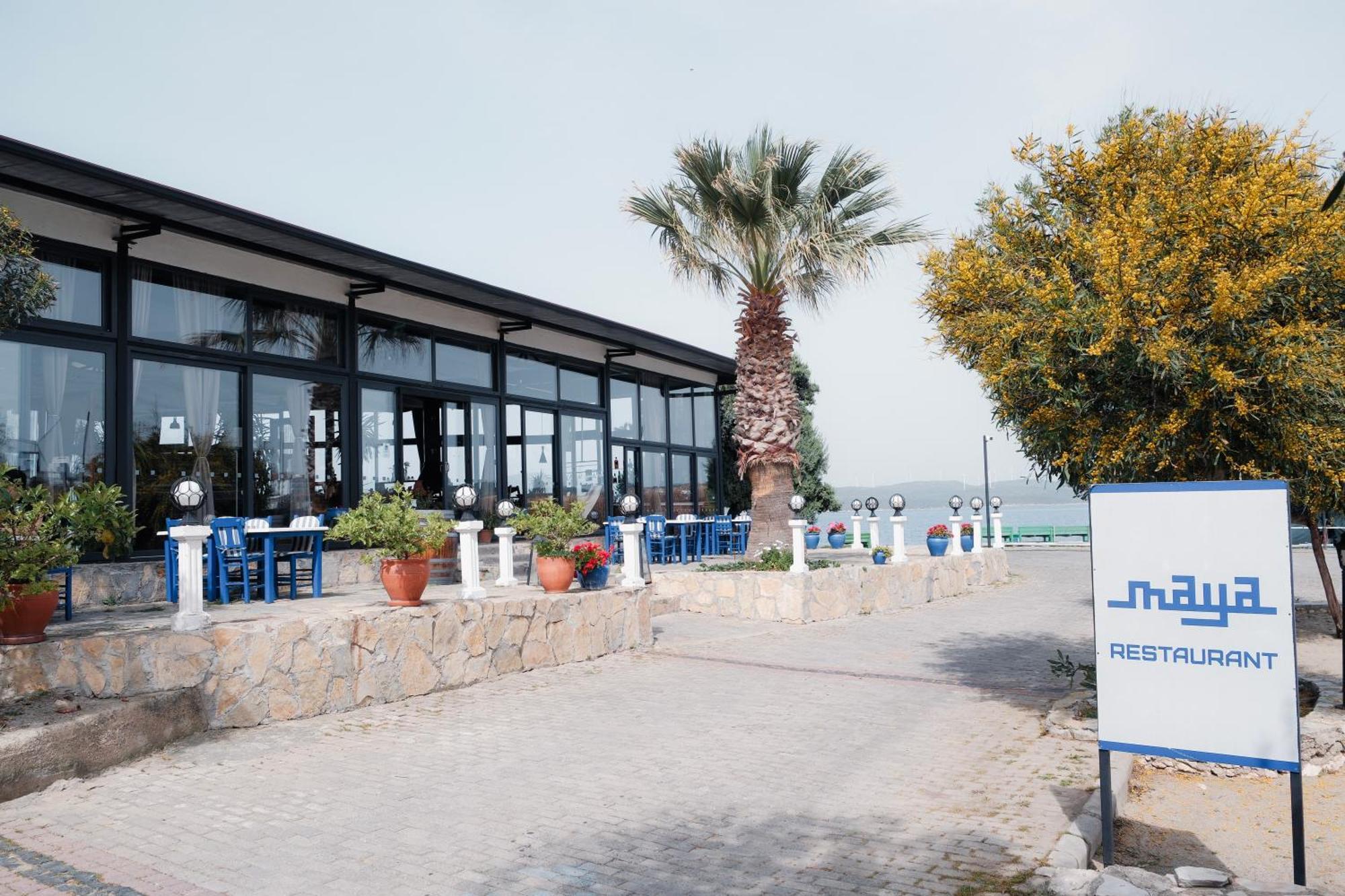 Maya Bistro Hotel & Beach Siğacık Exterior foto